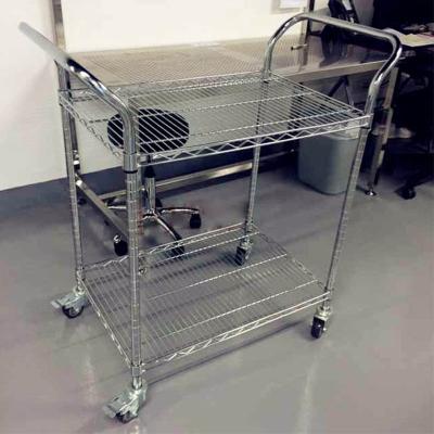 China Competitive Price Adjustable Food Cart Design Kitchen Hotel Cart Room Service Cart For Sale for sale