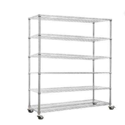 China Corrosion Protection Warehouse Storage Rack Commercial Shelf 6 Shelves Warehouse for sale