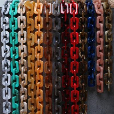 China Bag Chain 2020 New Styles Rectangle Style Width 2 Cm Acrylic Key Chain for sale