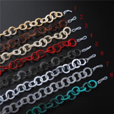 China For Glasses Shape Circle Style Acrylic Sun Glass Cords And Chains for sale