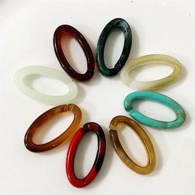 China DIY Chain Accessories Selling Whole Stock Open Link Chain Earring Acrylic Accessories for sale