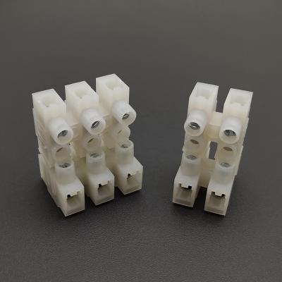 China Nylon 66 Male And Female Terminal Block Horizontal / Vertical 12 Pin Connectors Can Be Processed And Cut for sale