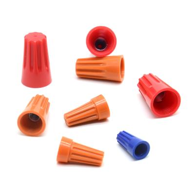 China Electrical Electrical Wire Connection P1 Orange Twist On Wire Connectors Spring Screw-in Quick Terminal Lugs for sale