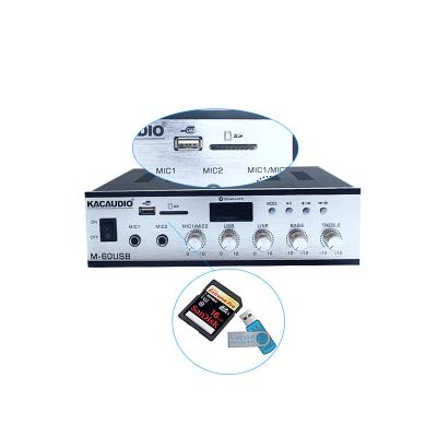 China PA System 60w Background Music System Dual Channel Audio Receiver Stereo Mini For Home Speaker Amplifier for sale