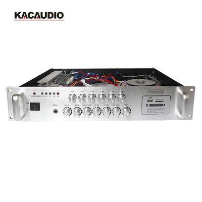 China PA System & 700w Universal Public Address System Amplifier 6 Channel Independently Control 2U Public Address Amplifier for sale