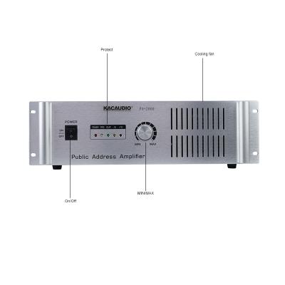 China Professional High Fidelity PA System Power Amp 2000W Digital Powered Audio Amplifier for sale