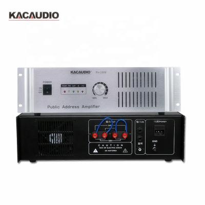 China Professional High Fidelity PA System Power Amp 2000W Digital Powered Audio Amplifier for sale