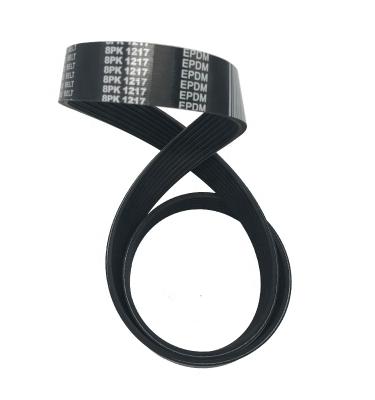 China EPDM Excavator Fan Belt Pure Car V Rubber Automotive Ribbed Belt OEM PK Belt for sale