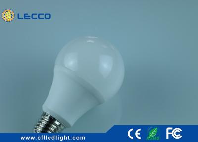 China Long Life Time E27 LED Bulb Lights 7 Watt Plastic Plus Aluminum Cover 85 - 265V for sale