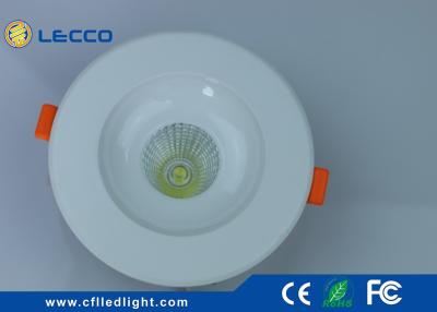 China LED Recessed  Downlight 5W COB 100 LM / W 2700K - 6400K Benz Logo Type Aluminum for sale