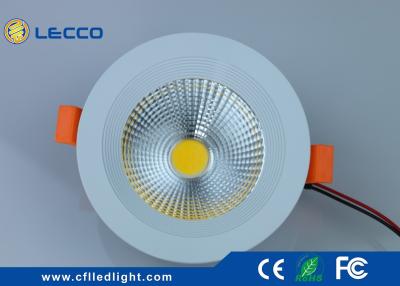 China 30 000H LED Recessed  Downlight 10W 1000LM Fan Type COB Light Source 30 000H  CRI > 80 300 LM for sale