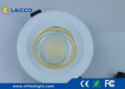 China Pillar Die Casting Type LED Recessed  Downlight 5W COB 100 LM / W 500 LM Epistar for sale