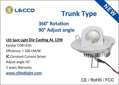 China Luces ahuecadas llevadas ajustables del punto, alto tipo llevado más brillante del tronco del proyector en venta