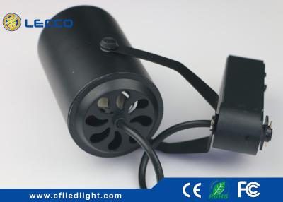 China Black Body COB LED Track Lights 20 Watt  CRI > 80 Adjustable Angle for sale