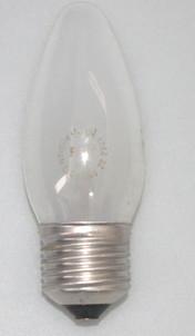 China Energy Saving Candle Light Bulbs 25W , Traditional Light Bulbs Frosted Cover for sale