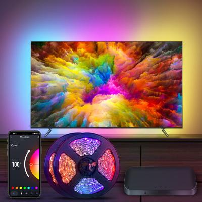 China LED color can be changed with Sycn Nanxin Smart ambient TV backlight led sycn box fancy led sycn box for Hdmi sync box screen light kit TV 45-65 inch for TV for sale