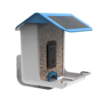 China Automatic AI Smart Bird Recognition Works With App Solar Panel For Birds Smart Bird Feeder With Camera for sale