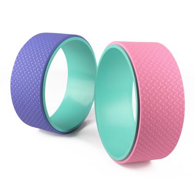 China Strength Sports Rollers Fitness Exercise Foam Roller Yoga Wheel Folding Back Beauty Back Yoga Ring for sale