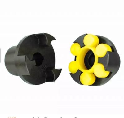 China ML Couplings Elastic Rubber Flower Rubber Jaw Flexible Plum Coupling for sale