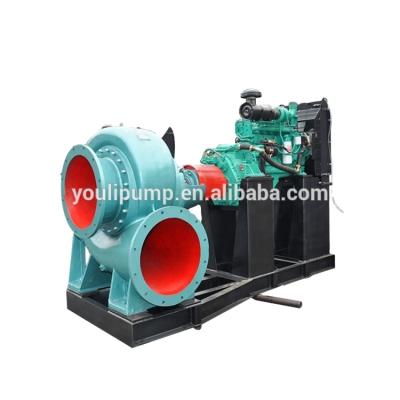 China Water Good Quality And Cheap High Volume Mixed Flow Diesel Engine Pump Set for sale