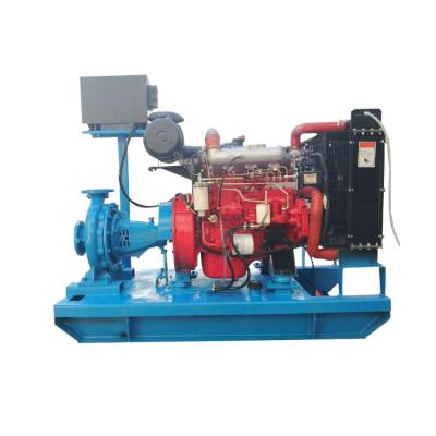 China Agricultural irrigation 6 inch end suction centrifugal irrigation diesel agricultural water pump for sale