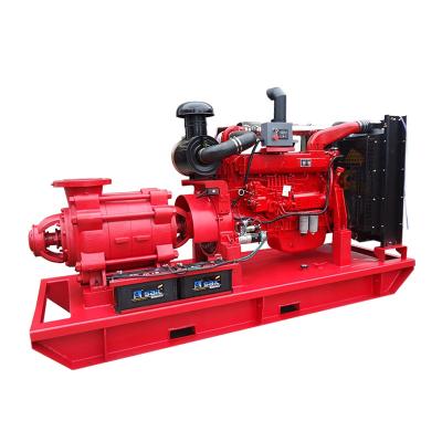 China Other Stainless Steel Diesel Engine Driven Horizontal High Flow Extracting Multistage Centrifugal Water Pump for sale