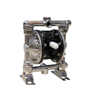 China Food and Beverage Industry Stainless Steel Oil Transfer Pneumatic Dual Diaphragm Pump for sale