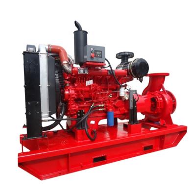 China Industrial Automatic Fire Fighting Utilities Fast Boot Electric Diesel Water Pump Set for sale