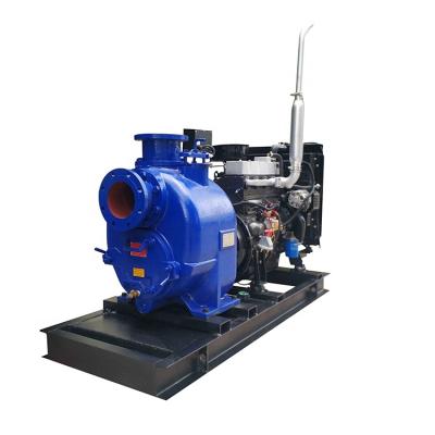 China China Factory Diesel Engine Driven Sewage Non Clog Centrifugal Pumps 100hp for sale