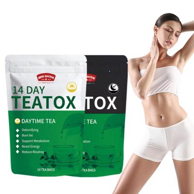 China Private Label Low Fat 14 Day Herbal Detox Teatox Tea Lean Slim Tea Detox Flat Belly Reduce Fat Weight Loss Diet Diet Tea for sale