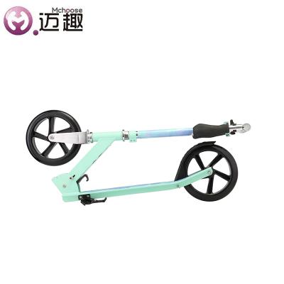 China Women Two Flat Plate PU Wheels Cooler Aluminum Steel Drift Stunt Adult Balancing Scooters for sale