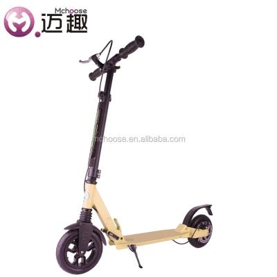 China 608Z +PU Aluminum Wheels Folding Aluminum Cooler Disc Brake Frame Cheap Adult Gas Scooter for sale