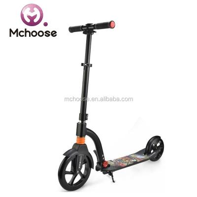 China Adult PU Wheel Sale 230mm Big Wheel 2 Kick Foot Bike Scooter for sale