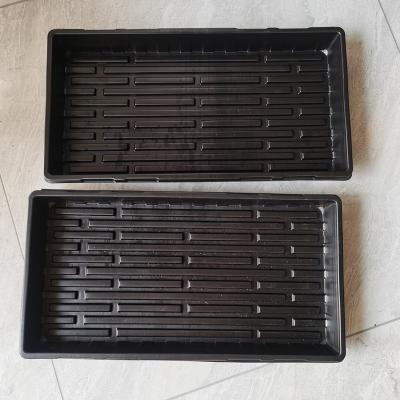 China 2021 Hot Sale Black Plastic Microgreens Grow Tray for sale