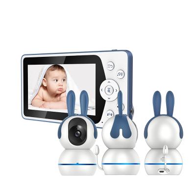 China PAN-TILT Baby Monitor Large Screen LCD Display For Good View Mink With Eight Languages ​​Baby Monitor 5V1.5A for sale