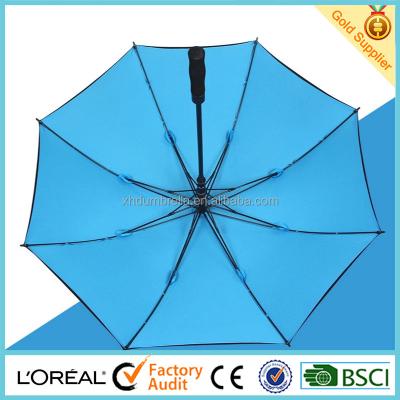 China Diameter 120cm Auto Open Golf Umbrella With Two Layers High Quality Umbrella For Golf Custom Printed Umbrellas for sale