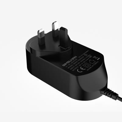 China Household Appliance Simsukian SK05T 48W Plug 15v 2.4a UK Adapter CE/CB/GS Approved AC 16.8v to DC Power Adapter for Audio for sale