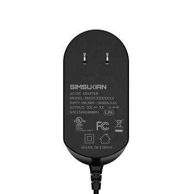 China Simsukian SK03T 30v 1.2a ac dc power supplies home appliance 30w us power adapter for sale