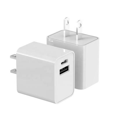 China Smallest And Newest Palladium 20w Wall Pd20w Usb Wall Pd20w Adapter Travel Mini Mobile Fast Dual Type-C Fast Charger Usb C for sale