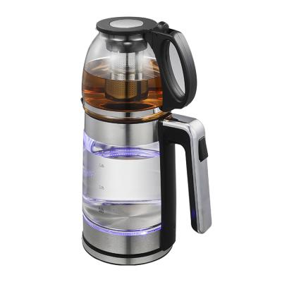 China 360 degree rotation low electric tea kettle automatically shut off 30 seconds after boiling, and boil-dry protection prevents the kettle from boiling for sale