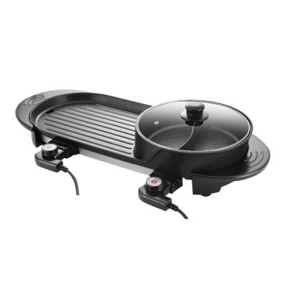 China Car BBQ Grill Smokeless Non-Stick Portable Electric Hotpot for sale