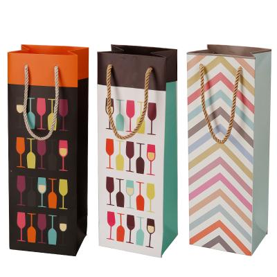 China Food Packaging Bag Gift Polyester Bag Wine Color Paper Shoes And Bags for sale