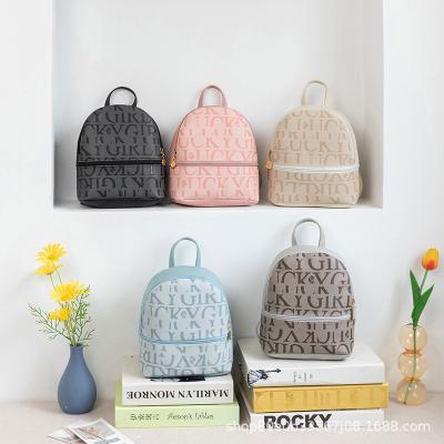 China Fashion Mini Backpack Women Manufacturer Korean Women's Student Style Fashion Bag Backpack Dropshipping One Piece Schoolbag for sale