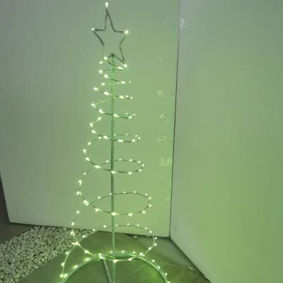 China Hot Sale Outdoor Lighting Christmas LED Hanging Smart Remote Control Decoration/Holiday Decor String Outdoor Christmas Tree Light for sale