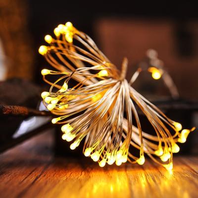 China Outdoor Christmas / Holiday Decorative Lights String Xmas Copper Wire Lights for sale