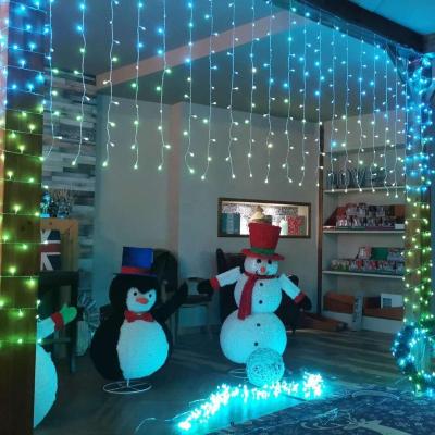 China Christmas / Holiday Home Outdoor Decoration Christmas LED Curtain Flashing Lights for sale