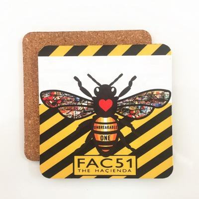 China Viable Hot Sales Custom Your Logo Wooden Coaster for sale