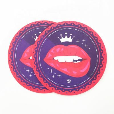 China Guangzhou Sustainable Factory Custom Tissue Paper Coaster for sale