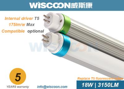 China Home 160 Lm/W 1200mm Led Tube Light 18 Watt , Aluminum Led 4ft Tubes Ra80 for sale