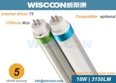 China AC Power Input Led 4ft Tube Lights 18 W For Supermarket , T5 Led Tube Replacement for sale